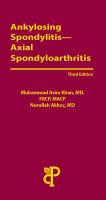 Ankylosing Spondylitisâ€”Axial Spondyloarthritis, 3E Cover