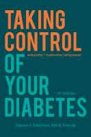 Taking Control of Your Diabetes, 5E Cover
